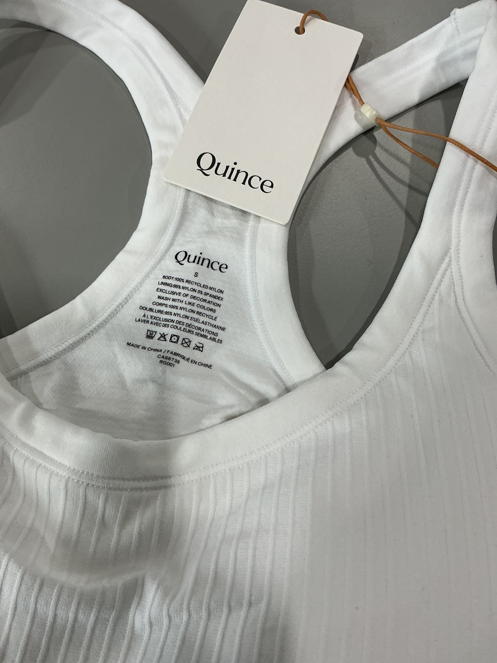 Seamless Ribbed Bra Tank - Picture 3 of 3